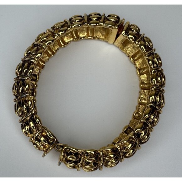 Vintage Jose Maria Barrera Rare Bracelet Bangle Gold - Picture 5 of 8
